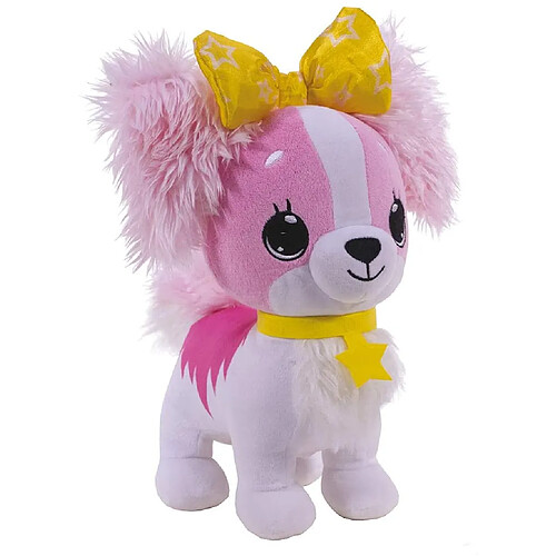 Jemini Peluche MAGIC KISS Chien Magique à Fonctions interactives +/- 25 cm Rose