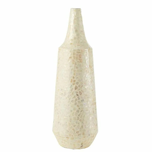 Paris Prix Vase Long Motif Mosaïque Nuye 71cm Ivoire