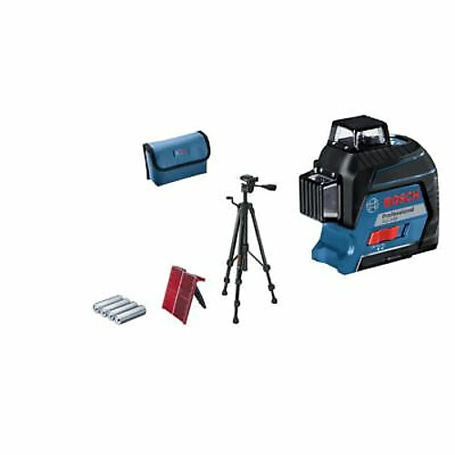 Laser BOSCH GLL 3-80 - 3 plans - avec trépied BT150 - 06159940KD