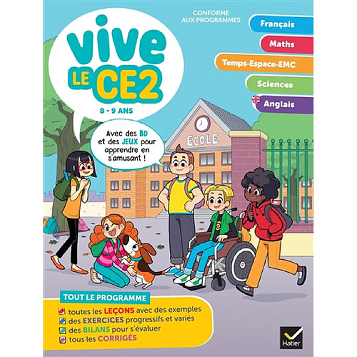 Vive le CE2 : 8-9 ans, conforme aux programmes