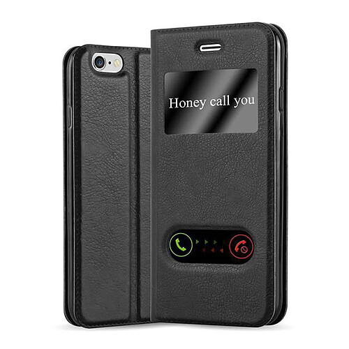 Cadorabo Coque iPhone 6 PLUS / 6S PLUS Etui en Noir