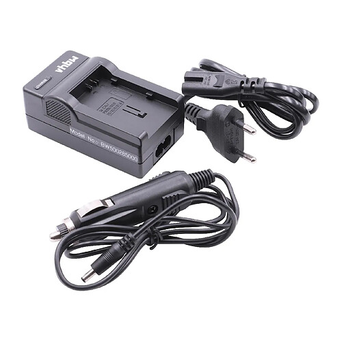 Vhbw Chargeur câble de charge bloc alimentation + chargeur allume-cigare batterie CANON BP-808 Canon Legria HF G25, HF G30