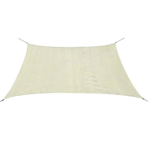 ComfortXL Voile De Parasol Pehd Carré 2 X 2 M Crème