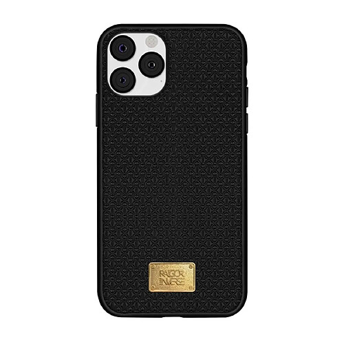 Wewoo Coque Rigide Pour iPhone 11 Pro 5.8 pouces Etui de protection motif texture géométrique RAIGOR INVERSE PARKER Noir