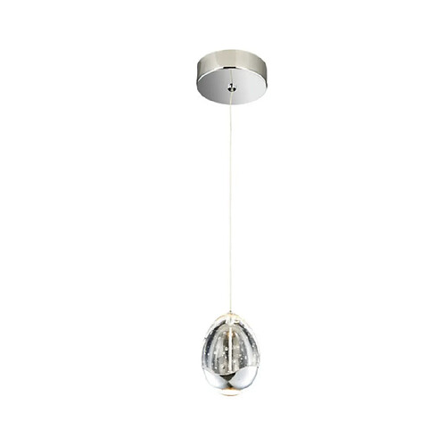 Luminaire Center Suspension Huelto Acrylique,acier,aluminium Chrome