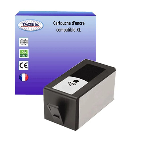 Cartouche compatible avec HP OfficeJet E710A, E710N remplace HP 920XL Noire - T3AZUR