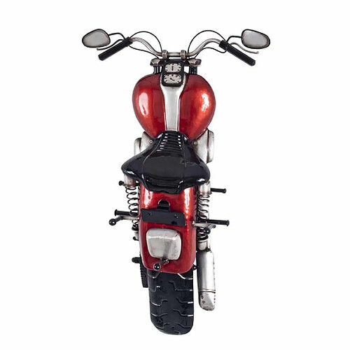 Paris Prix Patère Murale Vintage Motard I 65cm Rouge