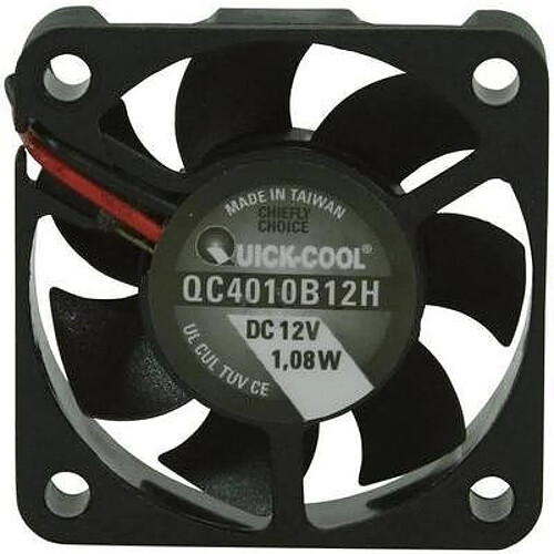 Ventilateur axial QuickCool QC4010B12H 12 V/DC 12.23 m³/h (L x l x h) 40 x 40 x 10 mm 1 pc(s)