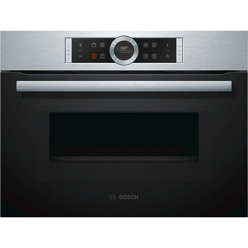 Four combiné mo intégrable 45l inox/noir - cmg633bs1 - BOSCH