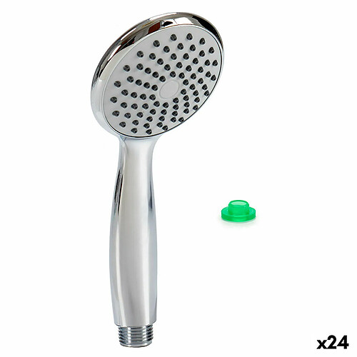 Berilo Pomme de douche Argenté Plastique 20 x 9 x 4 cm (24 Unités)