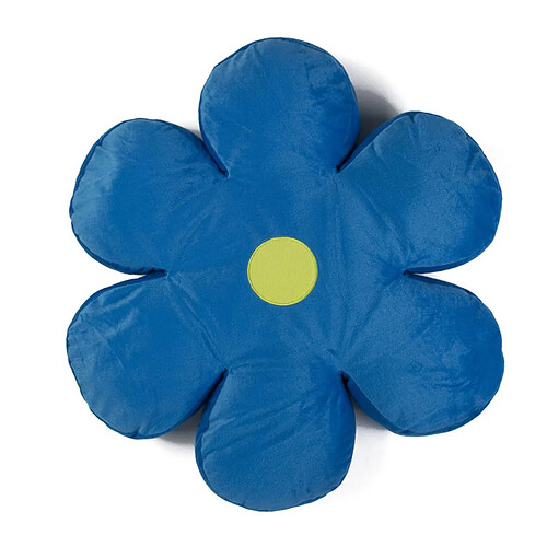 Thedecofactory GONZO FLOWER - Coussin en forme de fleur bleu diam.65