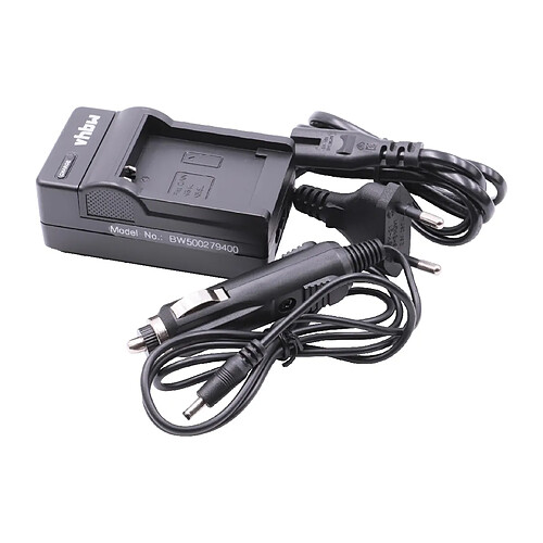 Vhbw CHARGEUR SECTEUR 220V + VOITURE 12V pour BATTERIE CANON NB-5L NB5L pour IXUS 900 TI, 960 IS, 970 IS, 980 IS, 990 IS etc.