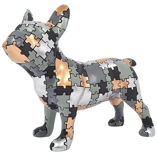 Drimmer Statuette bouledogue debout en polyrésine Puzzle.