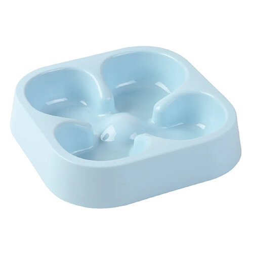 Universal Pet Slow Food Bowl aide à prolonger leur temps de manger-Bleu