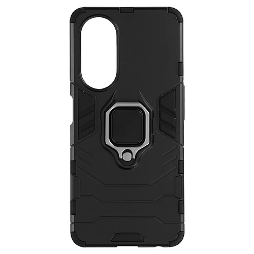 Avizar Coque pour Oppo A98 5G Hybride Bague Magnétique Série ArmoRing Noir