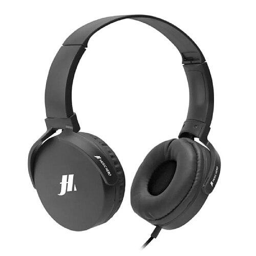 Sbs MHEADPHONEK Casque Audio Filaire Jack 3.5mm Microphone Léger Noir