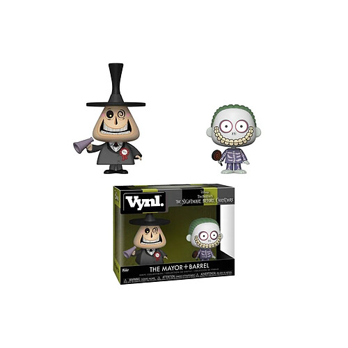 Funko L?étrange Noel de Mr. Jack - Pack 2 figurines Mayor & Barrel 10 cm