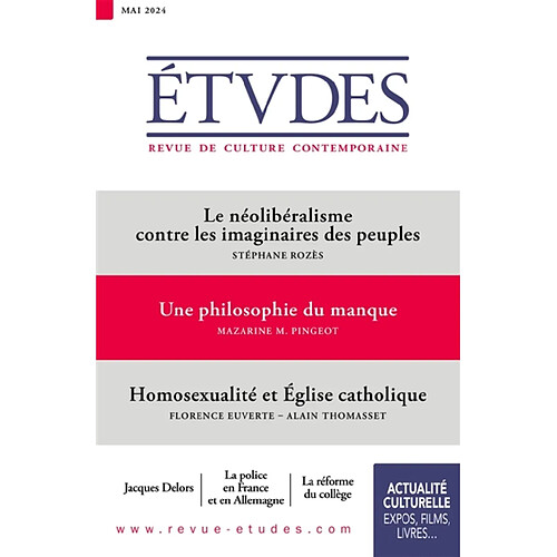 Etudes, n° 4315