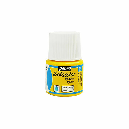 Pebeo Peinture textile Setacolor opaque - Jaune - 45 ml