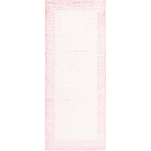 Vidal Tapis de couloir en laine 198x79 rose Darya