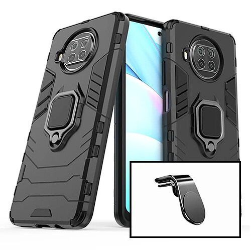 PHONECARE Kit Support Magnétique L Safe Driving pour la Voiture + Coque Military Defender 3x1 Anti-Impact - Xiaomi Mi 10T Lite 5G