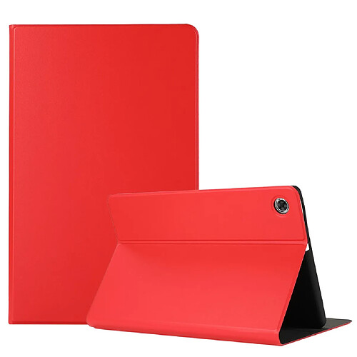 Etui en PU avec support rouge pour votre Lenovo Tab M10 HD Gen 2 TB-X306X