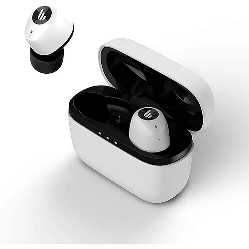 Écouteurs Bluetooth Edifier TWS2 - Écouteurs intra-auriculaires stéréo sans fil avec Bluetooth 5.0 et temps de lecture de 12 heures(Blanc)