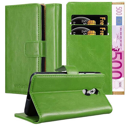 Cadorabo Coque ZTE Axon 7 MINI Etui en Vert