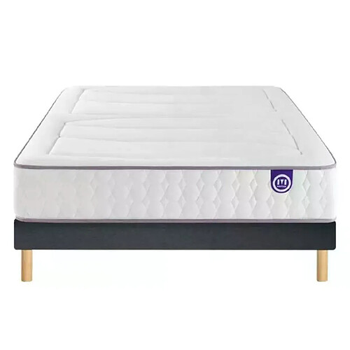 Ensemble Merinos Beauty Bed - 560 Ressorts ensachés + Sommier Confort Ferme 90x200