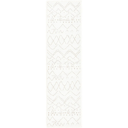 Hadorn Tapis 305x80 Blanc St. Gallen Folklore