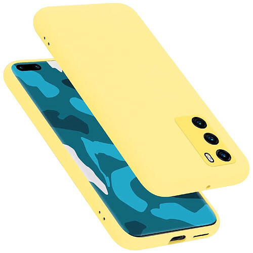 Cadorabo Coque Huawei P40 Etui en Jaune