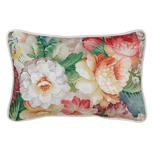 BigBuy Home Coussin Polyester 45 x 30 cm Roses