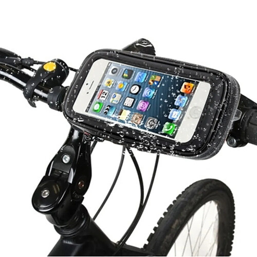 Wewoo Housse waterproof pour iPhone 5 & 5s & SE, 5C, Touch 5 Support à vélo et étanche / résistant au sable / à la neige / à la saleté Tactile Case