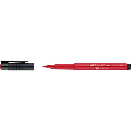 FABER-CASTELL Feutre PITT artist pen, rouge écarlate foncé ()