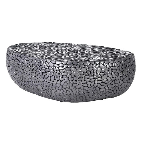 BigBuy Home Table Basse Noir 123 x 69 x 41 cm