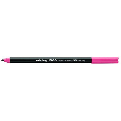 Edding e-1300 Lot de 5 Feutres de coloriage à Pointe ogive 3 mm Rose Foncé