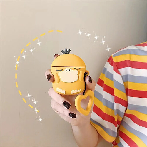 GUPBOO Airpods Coque Housse Étui Protecteur Compatible pour AirPods1/2-Canard de dessin animé mignon