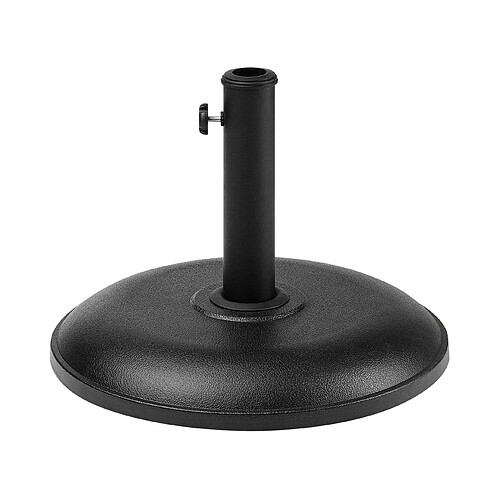 Beliani Socle de parasol CANZO Noir Rond