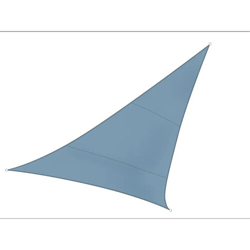 Perel Voile solaire - triangle - 5 x 5 x 5m - couleur : gris bleu