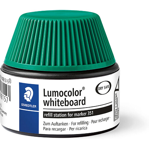 STAEDTLER Flacon de recharge Lumocolor 488 51, vert ()