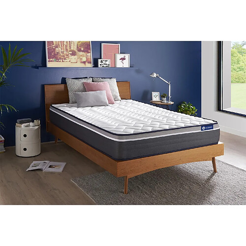 ACTISOM Matelas 140x200 Ressorts ensachés+Mémoire de forme Maxi épaisseur 7zones de confort