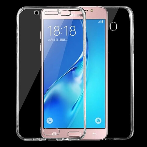 Wewoo Coque Transparent pour Samsung Galaxy J5 2016 / J510 0.75mm Double-face Ultra-mince TPU Housse de protection