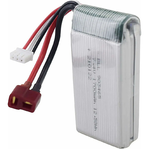 Batterie au lithium 1 pièce 7.4V 1700mAh compatible avec la voiture RC haute vitesse 4WD - Modèles 9200 / 9200E / 200E / 9202E / 9203E / 9204E / 9205E / 9206E / 2995 / YC300