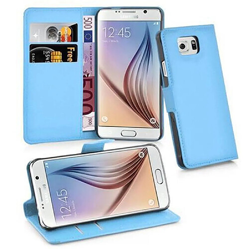 Cadorabo Coque Samsung Galaxy S6 Etui en Bleu