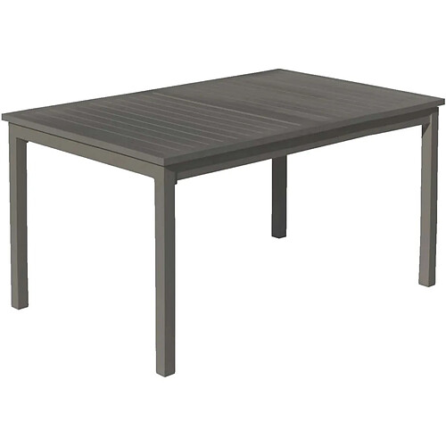 HEVEA Table de jardin extensible en aluminium Palma anthracite.