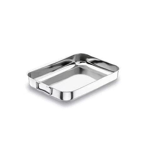 PLAT A FOUR HAUT 40X28X5.6CM INOX ANTI-ADHERENT