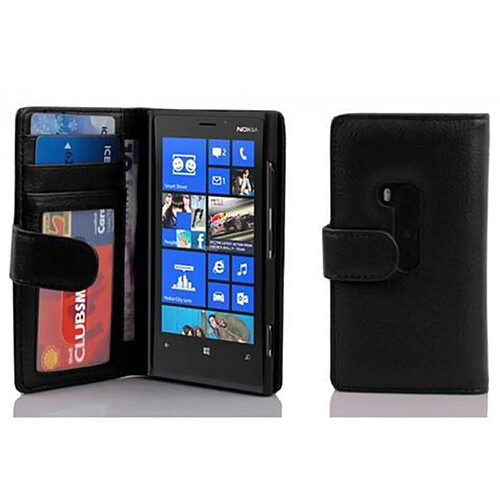 Cadorabo Coque Nokia Lumia 920 Etui en Noir