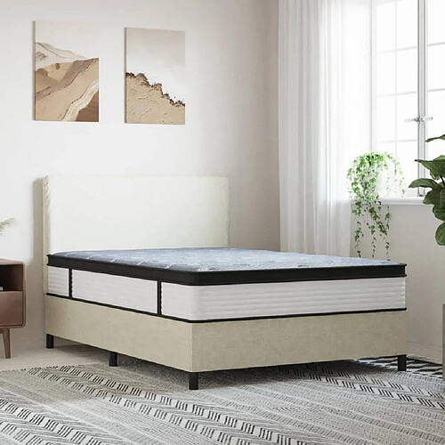 Maison Chic Matelas à ressorts ensachés moyen plus, Matelas doux 140x200 cm -GKD59824