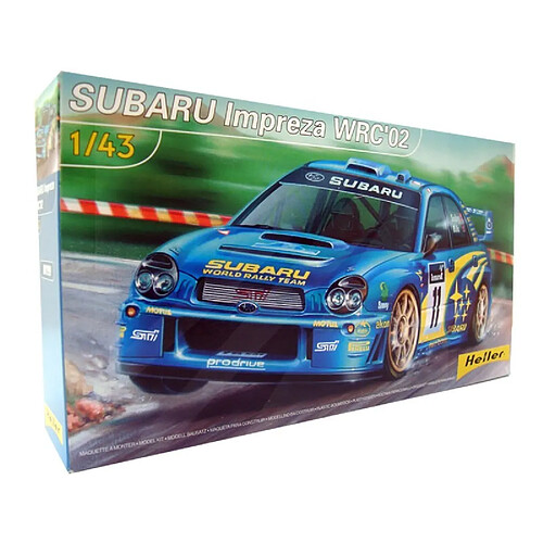 Subaru Impreza WRC 02 1/43 (Accessoires Colle Peinture inclus) Heller