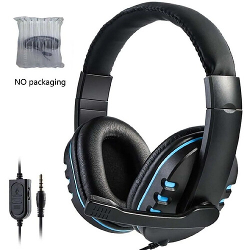 Universal Câble de casque de jeu Connexion des écouteurs de jeu stéréo Chauchon de 3,5 mm avec des écouteurs de contrôle de volume de microphone pour le téléphone mobile Xbox PC | Headset / écouteur